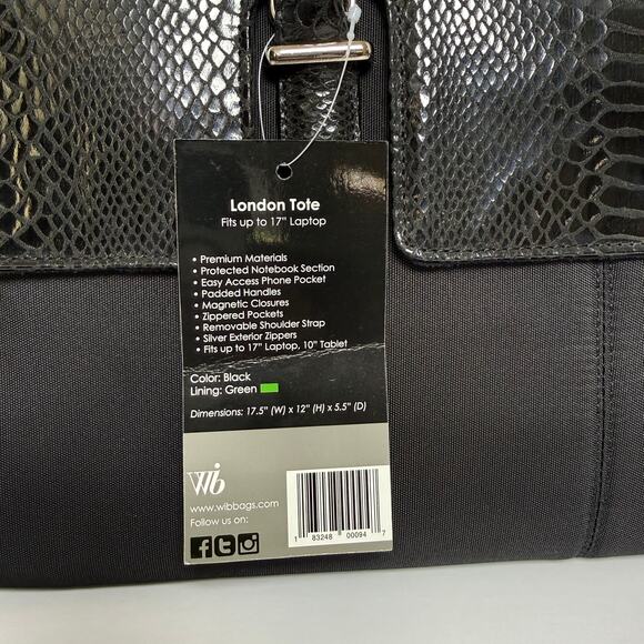 Women In Business The London Tote Laptop Bag - Picture 9 of 10